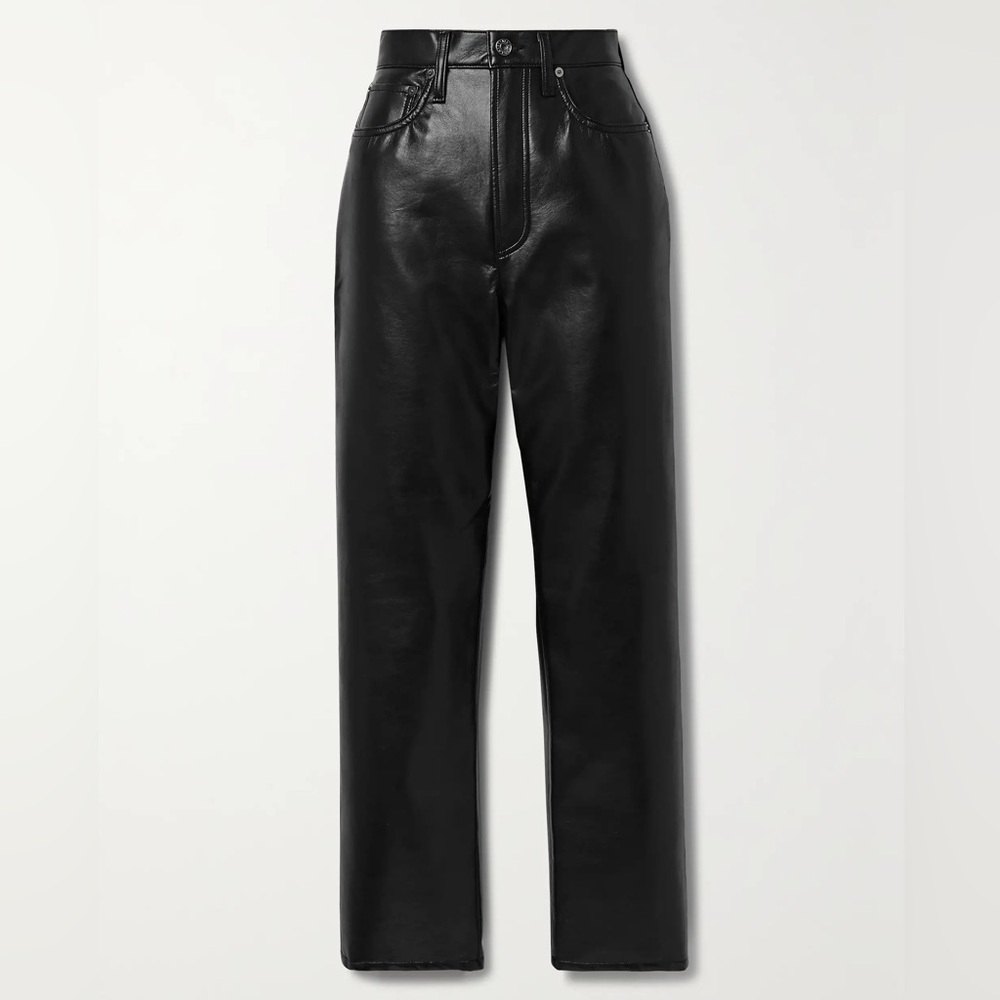 ✨ AGOLDE 90s Pinch Waist Leather Pants